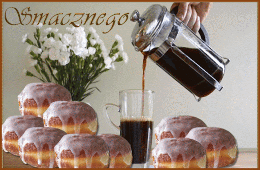 Lukrowane pączki z kawą na tłusty czwartek